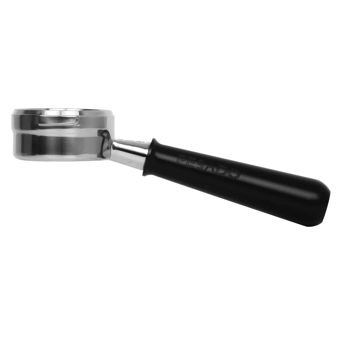 Pesado Stainless Steel Bottomless Hybrid Portafilter (Breville 58mm) - Black Full POM / N/A - Image 14