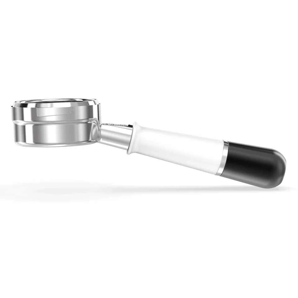 Pesado Stainless Steel Bottomless Hybrid Portafilter (Breville 58mm) - Black Full POM / N/A - Image 8
