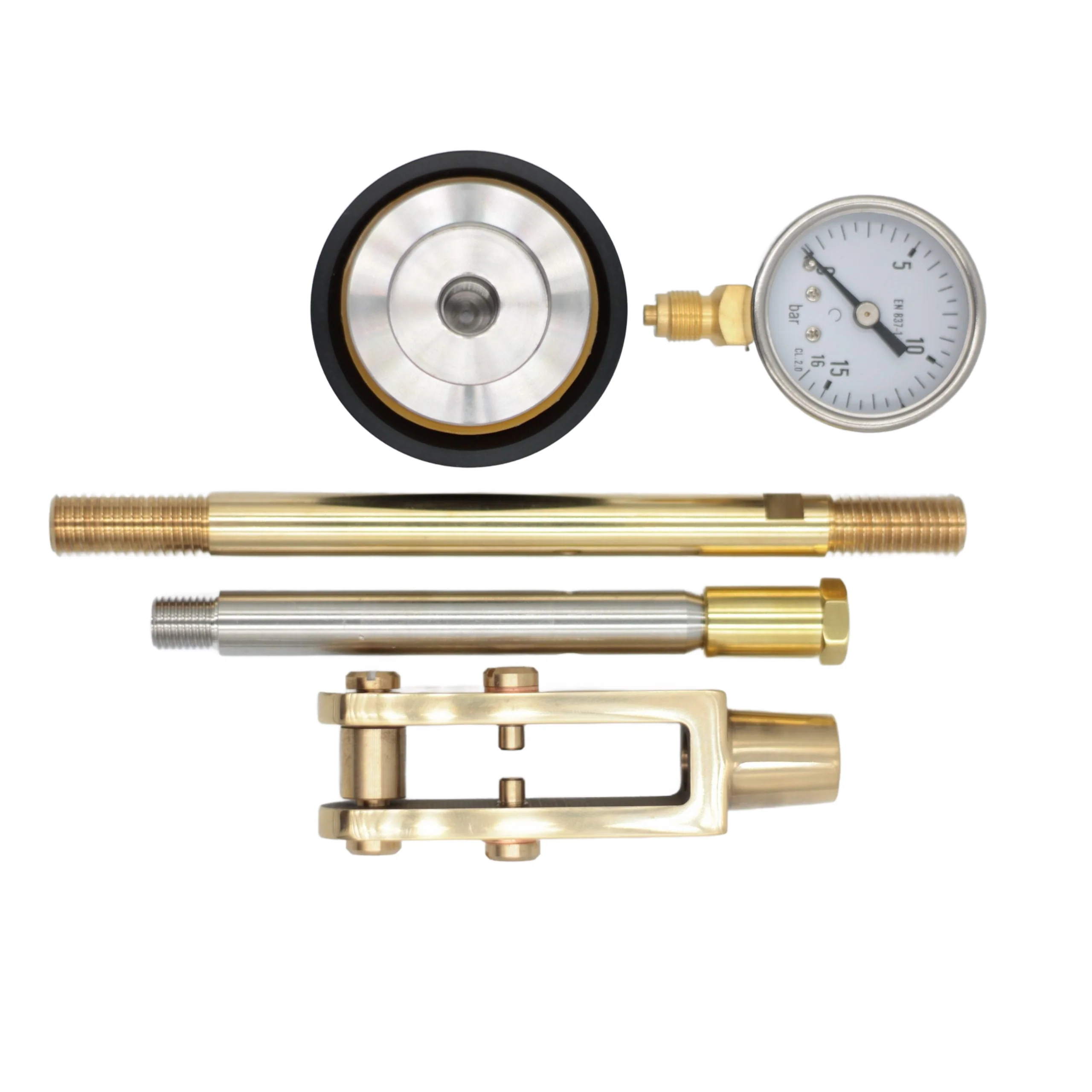 Coffee Sensor La Pavoni Full Piston Pressure Gauge Kit - Brass - Image 4