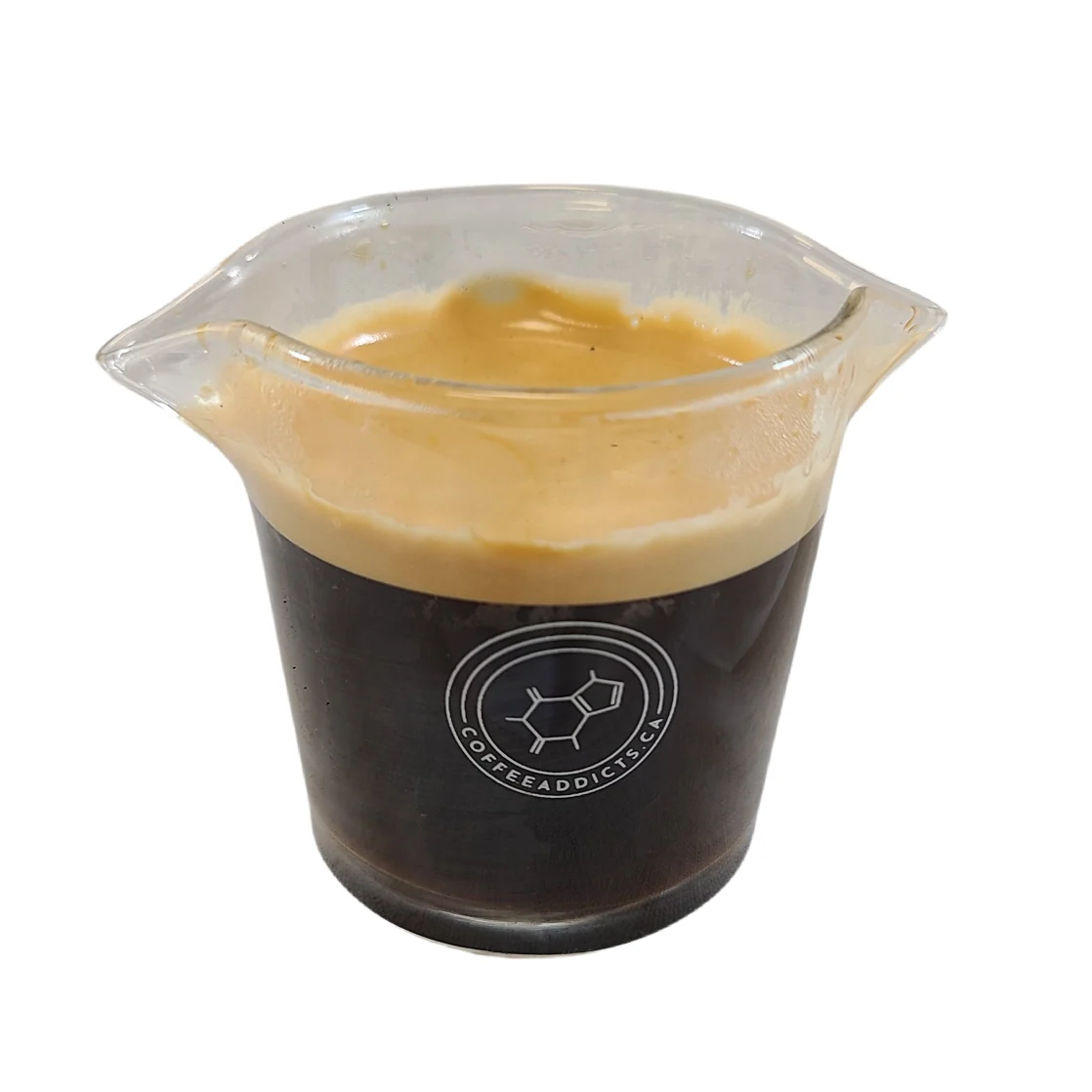 Coffee Addicts 3oz Spouted Shot Glass - Image 2