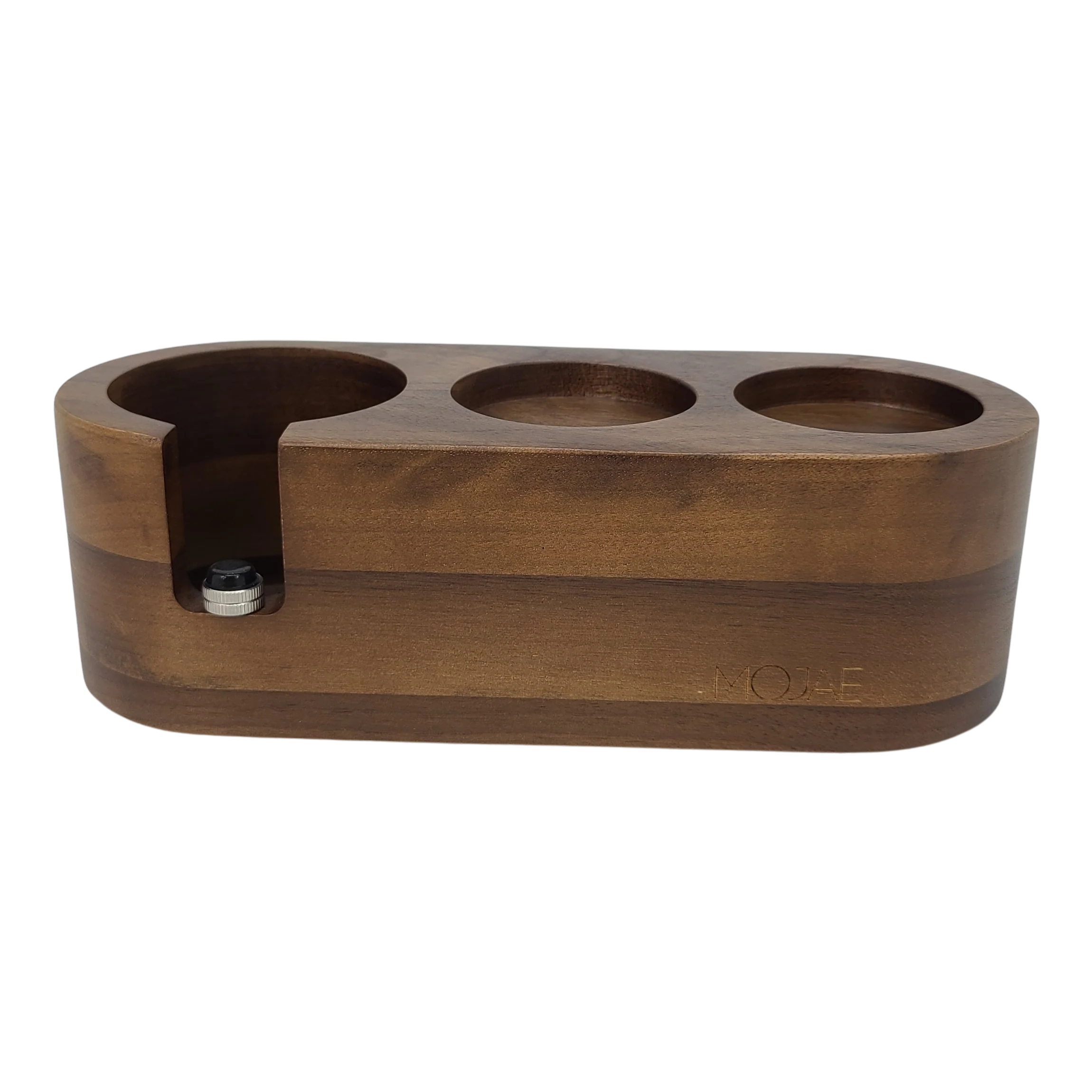 Mojae Walnut Tamping Station - 3 Slots - 53mm