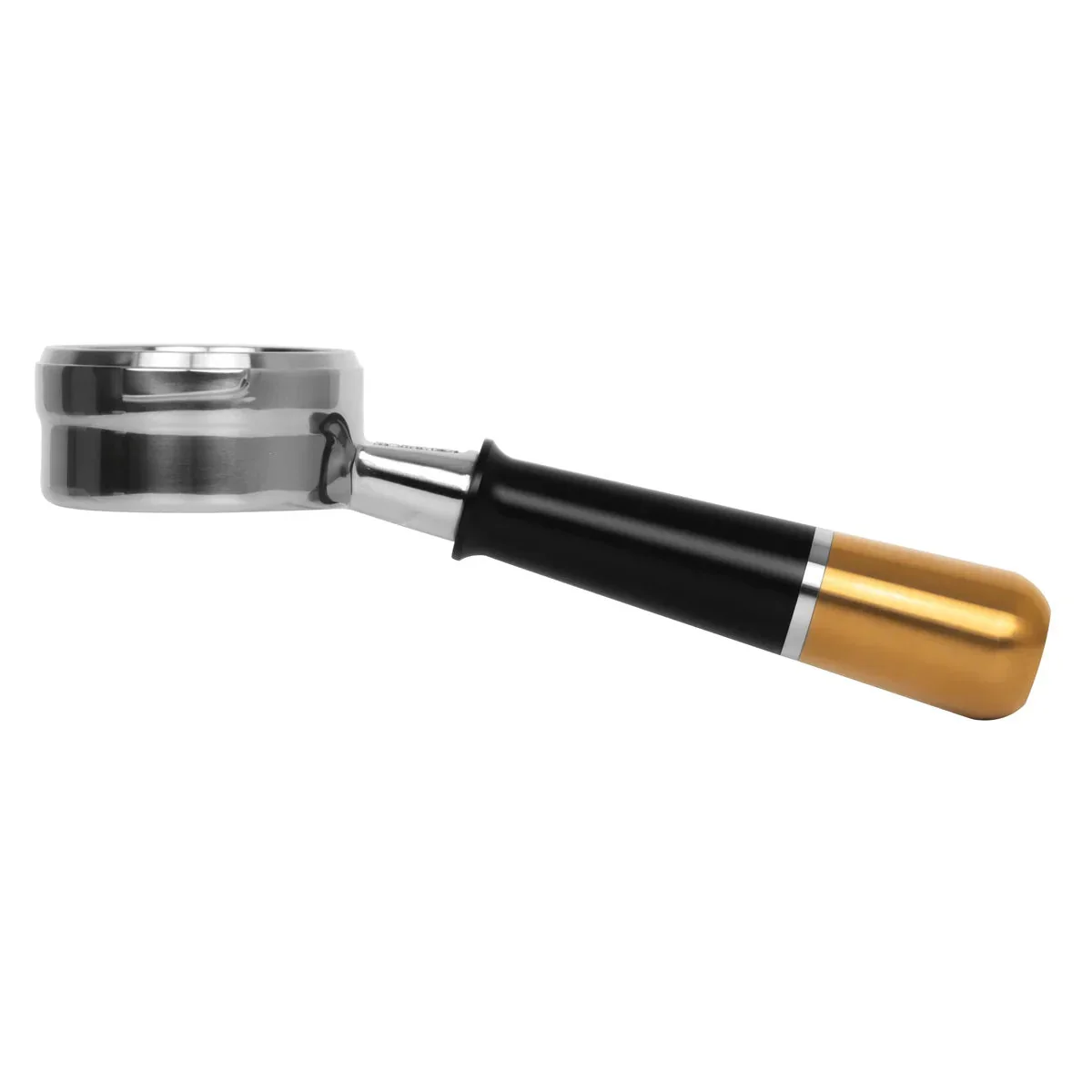 Pesado Stainless Steel Bottomless Hybrid Portafilter (Breville 58mm) - Black Full POM / N/A - Image 4