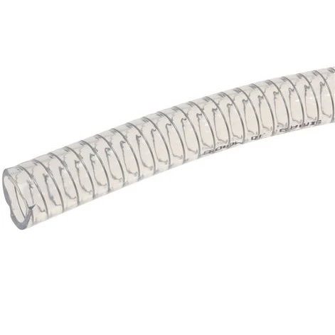 Clear Armored 20mm Espresso Machine Drain Hose - Per Foot