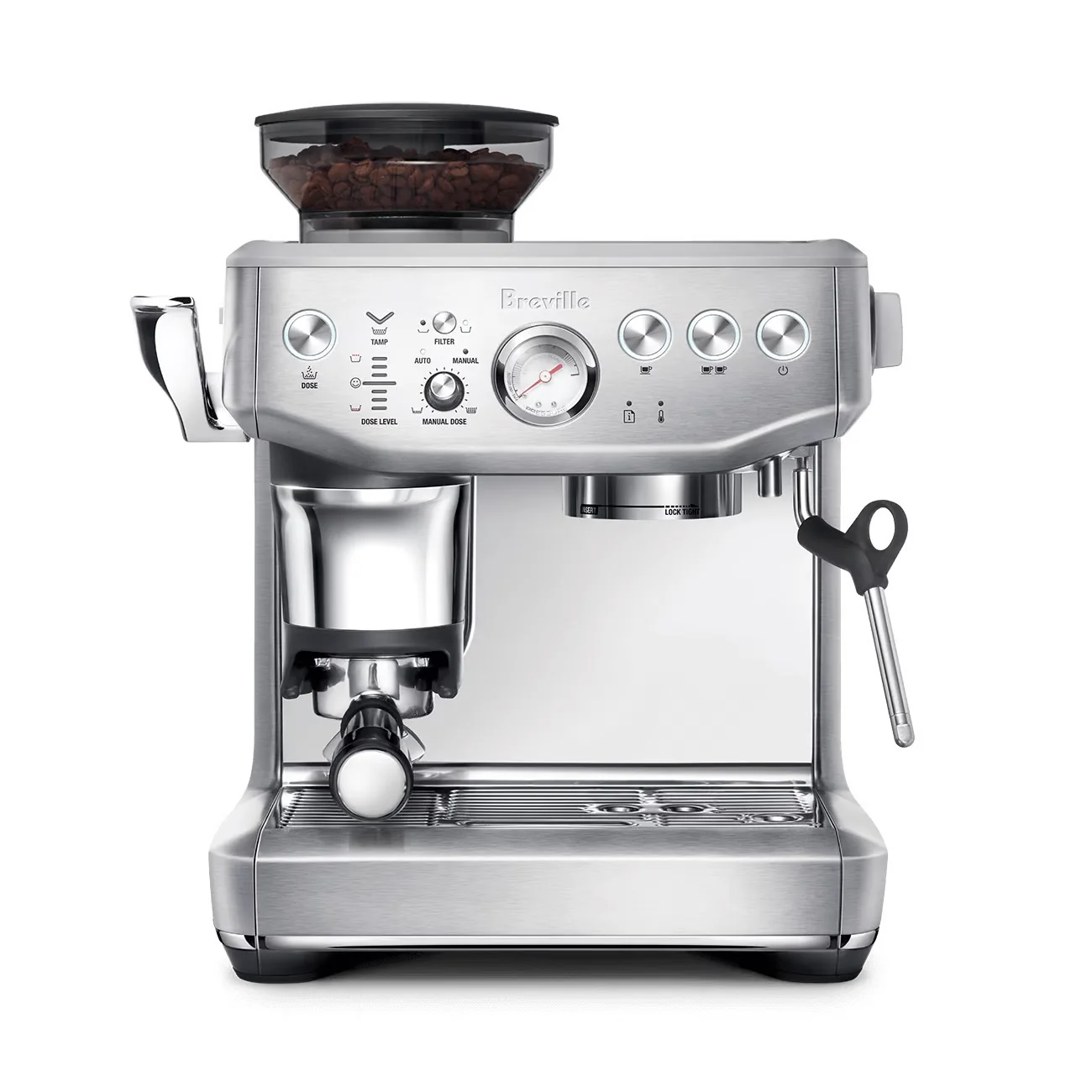 Breville Barista Express Impress Espresso Machine - Sea Salt