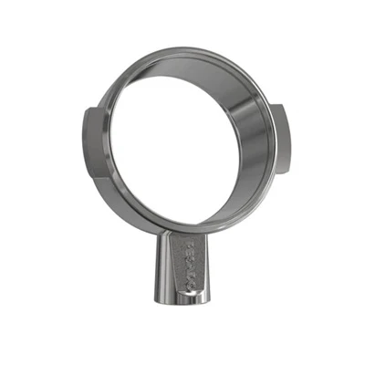 Pesado Stainless Steel Bottomless Hybrid Portafilter (Breville 58mm) - Black Full POM / N/A - Image 2