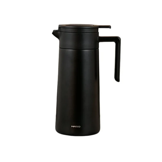 Hario Double Walled Ceramic Coated Metal Server - Black / 800ml