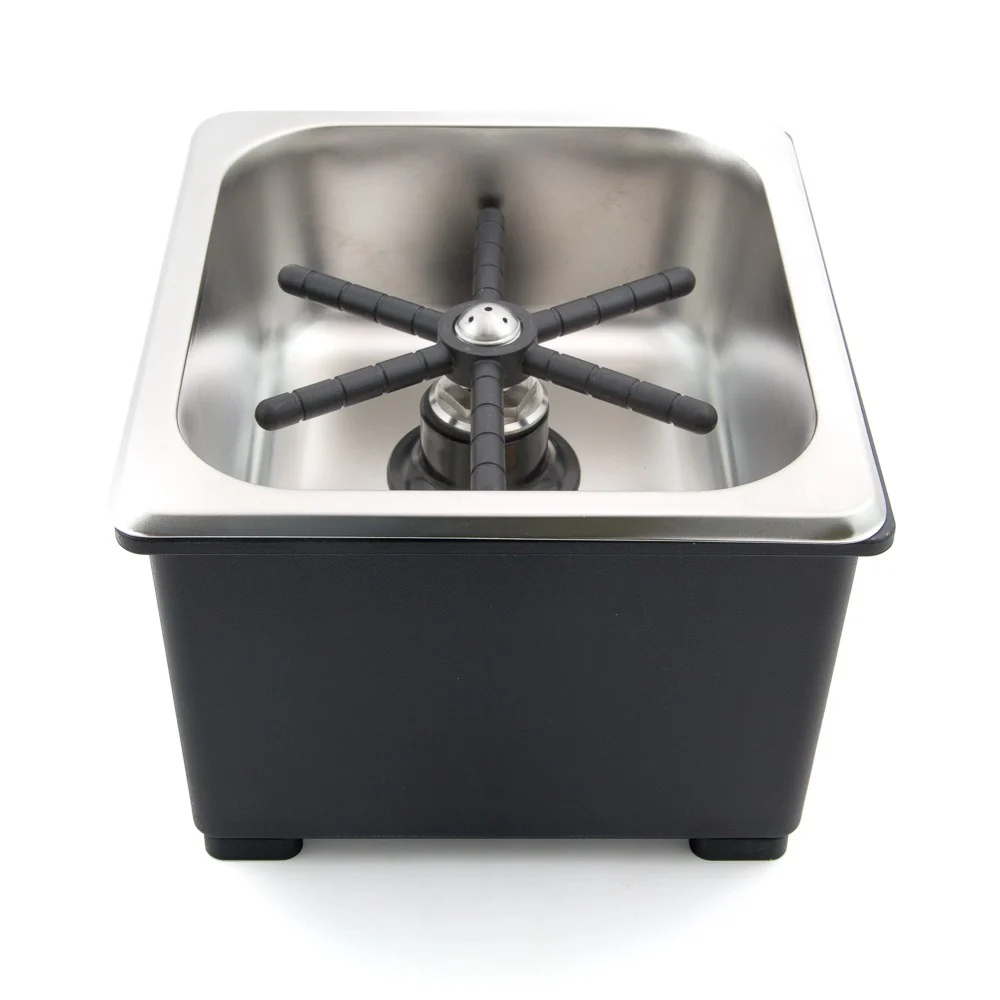 Espresso Parts Counter Top Rinser 6"x6"x2" Pan Size